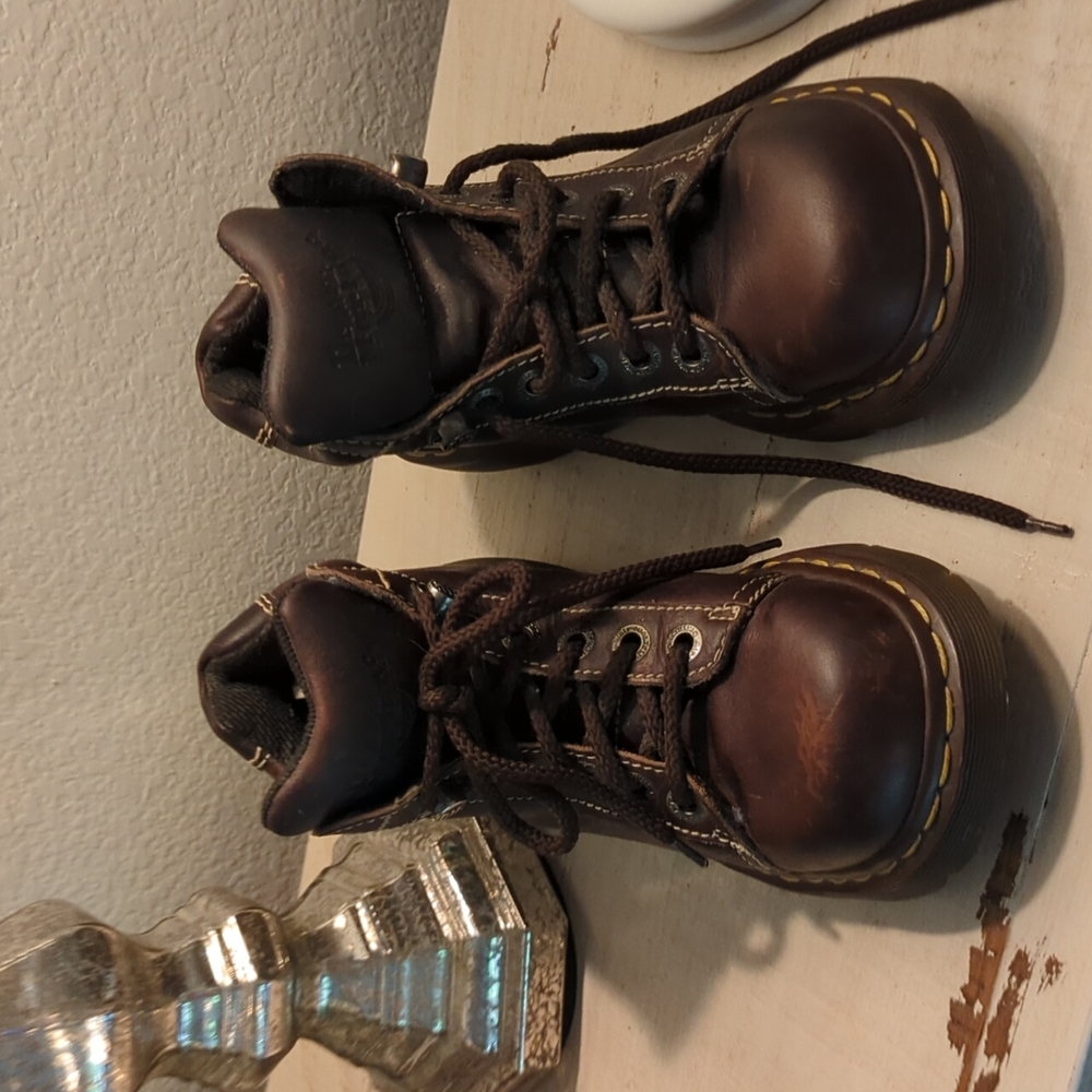 Doc Marten's Chunky Ankle Boots brown size 7/38